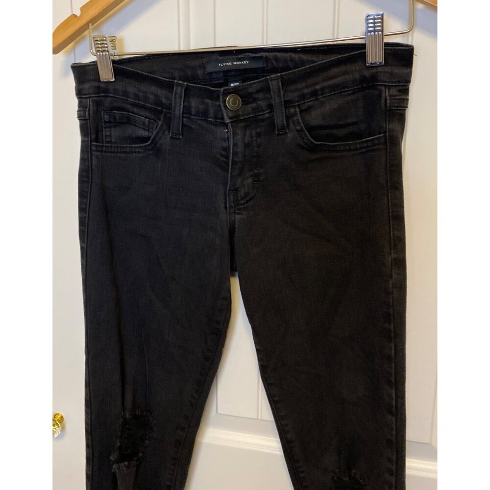 Flying Monkey High Rise Ankle Skinny Stretch Jean, Size 26